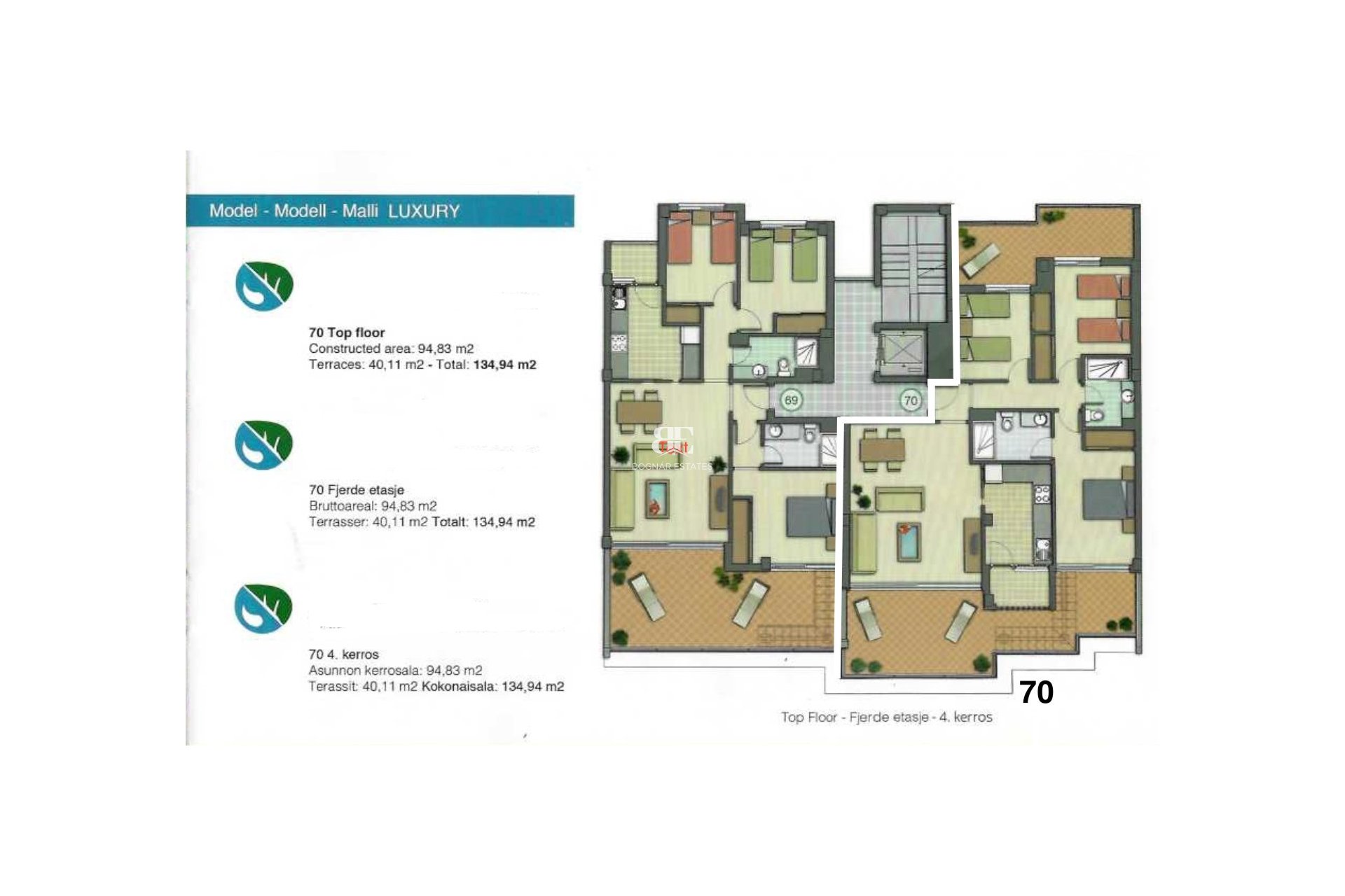 Herverkoop - apartment -
Orihuela Costa - Lomas De Cabo Roig