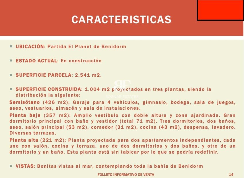 Resale - Villa -
Benidorm - Urbanizaciones