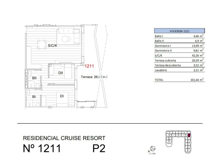 Wiederverkauf - apartment -
San Miguel de Salinas