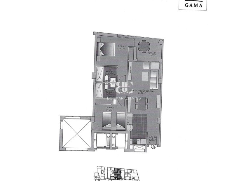 Wiederverkauf - apartment -
Torrevieja - La Mata